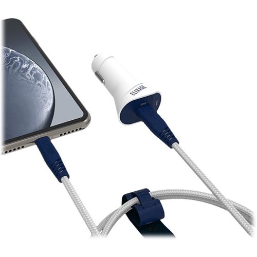 Elixage 4' Vehicle Charger - White HOW TO BUY