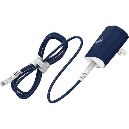 Elixage - 6' Power Adapter - Blue