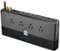 Rocketfish™ - 12 Outlet/2 USB Component 4680 Joules Surge Protector - Black-Front_Standard