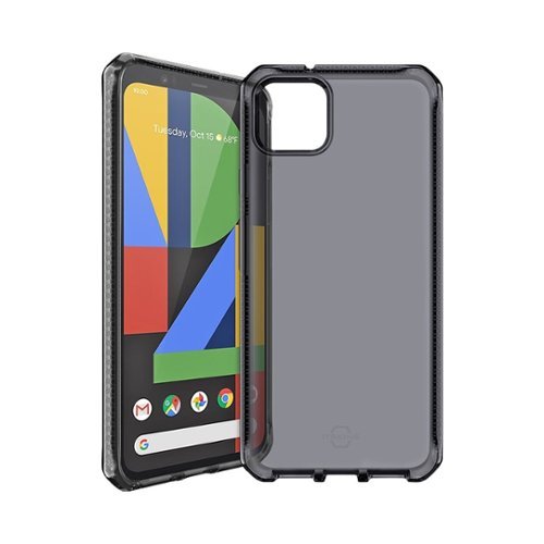 Itskins Spectrum Clear Case for Google Pixel 4 - Smoke INTERNATIONAL SHIPPING