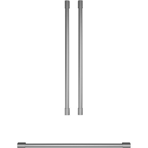 Statement Handle Kit for Select Monogram French Door Refrigerators - Silver