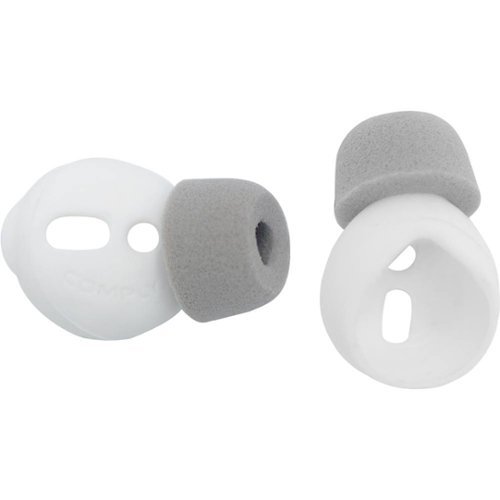 Comply - SoftCONNECT Eartips (2-Pack) - White/Gray