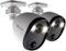 Swann - Indoor/Outdoor 1080p Wi-Fi Wired Spotlight Surveillance Camera (2-Pack) - White-Angle_Standard
