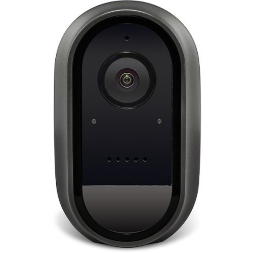 Swann - Indoor/Outdoor 1080p Wi-Fi Wire-Free Surveillance Camera - Black