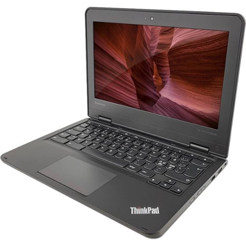  Lenovo - ThinkPad 11.6&quot; Chromebook - Intel Celeron - 4GB Memory - 16GB eMMC Flash Memory - Preowned - Black