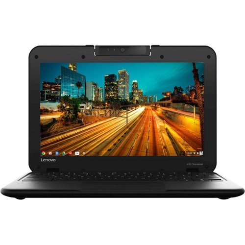  Lenovo - N22 11.6&quot; Chromebook - Intel Celeron - 4GB Memory - 16GB eMMC Flash Memory - Preowned - Black