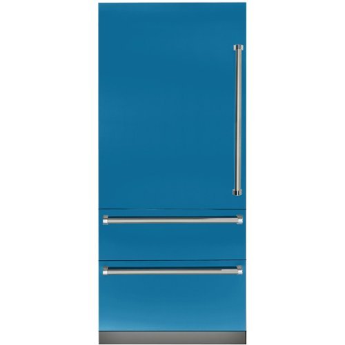 Viking - Professional 7 Series 20 Cu. Ft. Bottom-Freezer Built-In Refrigerator - Alluvial blue