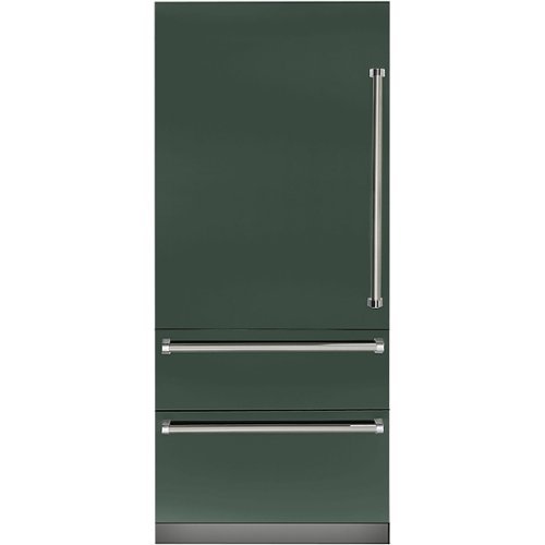 Viking - Professional 7 Series 20 Cu. Ft. Bottom-Freezer Built-In Refrigerator - Blackforest green