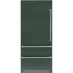 Viking - Professional 7 Series 20 Cu. Ft. Bottom-Freezer Built-In Refrigerator - Blackforest green - Front_Standard