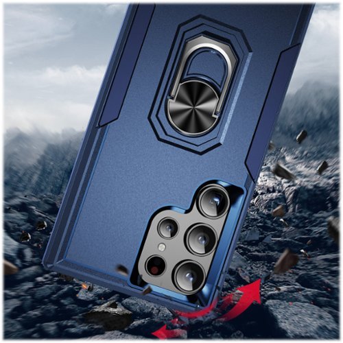 SaharaCase ArmorPro Kickstand Case for Samsung Galaxy S24 Ultra - Navy Blue BUY ONLINE