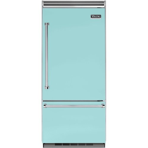Viking - Professional 5 Series Quiet Cool 20.4 Cu. Ft. Bottom-Freezer Built-In Refrigerator - Bywater Blue