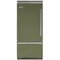 Viking - Professional 5 Series Quiet Cool 20.4 Cu. Ft. Bottom-Freezer Built-In Refrigerator - Cypress Green-Front_Standard