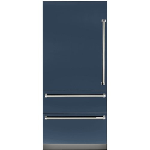Viking - Professional 7 Series 20 Cu. Ft. Bottom-Freezer Built-In Refrigerator - Slate blue