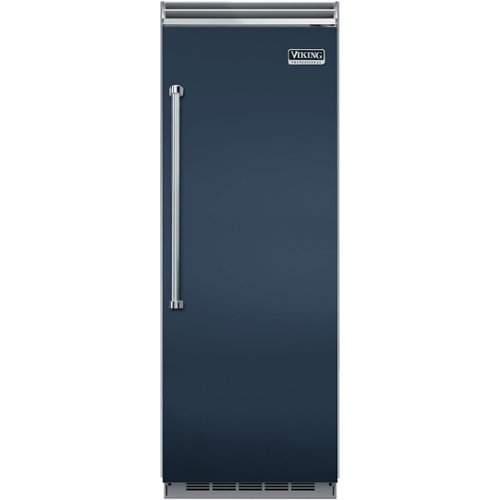 Viking - Professional 5 Series Quiet Cool 15.9 Cu. Ft. Upright Freezer with Interior Light - Slate blue