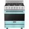 Viking - 3 Series 4.7 Cu. Ft. Self-Cleaning Freestanding Dual Fuel LP Gas Convection Range - Bywater Blue-Front_Standard