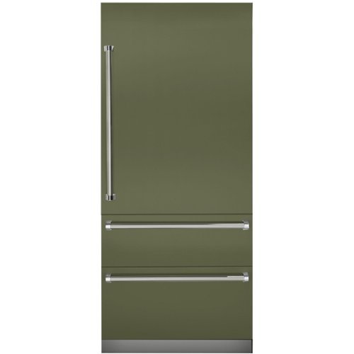 Viking - Professional 7 Series 20 Cu. Ft. Bottom-Freezer Built-In Refrigerator - Cypress green
