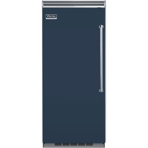 Viking - Professional 5 Series Quiet Cool 19.2 Cu. Ft. Upright Freezer with Interior Light - Slate Blue