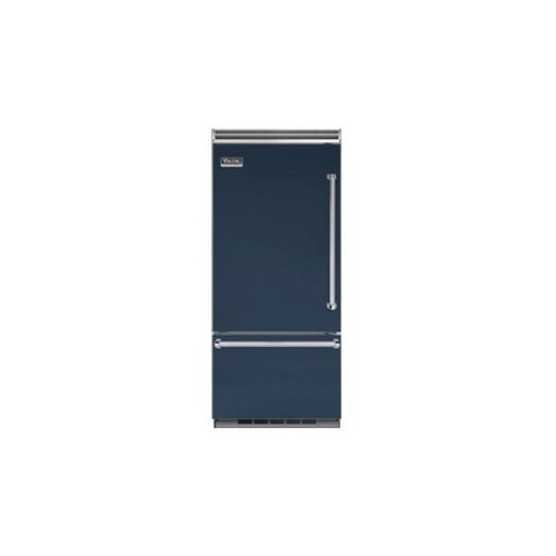 Viking - Professional 5 Series Quiet Cool 20.4 Cu. Ft. Bottom-Freezer Built-In Refrigerator - Slate Blue