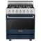 Viking - 3 Series 4.7 Cu. Ft. Self-Cleaning Freestanding Dual Fuel LP Gas Convection Range - Slate Blue - Slate Blue-Front_Standard