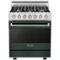 Viking - 3 Series 4.7 Cu. Ft. Self-Cleaning Freestanding Dual Fuel LP Gas Convection Range - Blackforest Green-Front_Standard
