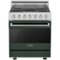 Viking - 3 Series 4.7 Cu. Ft. Freestanding Electric True Convection Range with Self-Cleaning - Blackforest Green-Front_Standard