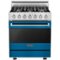 Viking - 3 Series 4.7 Cu. Ft. Self-Cleaning Freestanding Dual Fuel LP Gas Convection Range - Alluvial Blue-Front_Standard