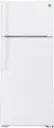 Front. GE - 17.5 Cu. Ft. Top-Freezer Refrigerator - White.