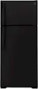 Front. GE - 17.5 Cu. Ft. Top-Freezer Refrigerator - Black.