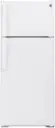 Front. GE - 17.5 Cu. Ft. Top-Freezer Refrigerator - White.