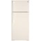 GE - 17.5 Cu. Ft. Top-Freezer Refrigerator - Bisque-Front_Standard