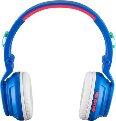 iHome eKids Super Mario Wireless Over-the-Ear Headphones - White/Red/Blue WORLDWIDE DELIVERY