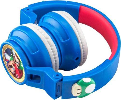 iHome eKids Super Mario Wireless Over-the-Ear Headphones - White/Red/Blue WHERE TO BUY