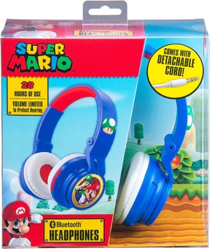 Super mario online bluetooth headphones