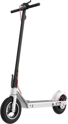 Hover-1 - Engine Foldable Electric Scooter w/11 mi Max Operating Range & 16 mph Max Speed - White-Front_Standard 