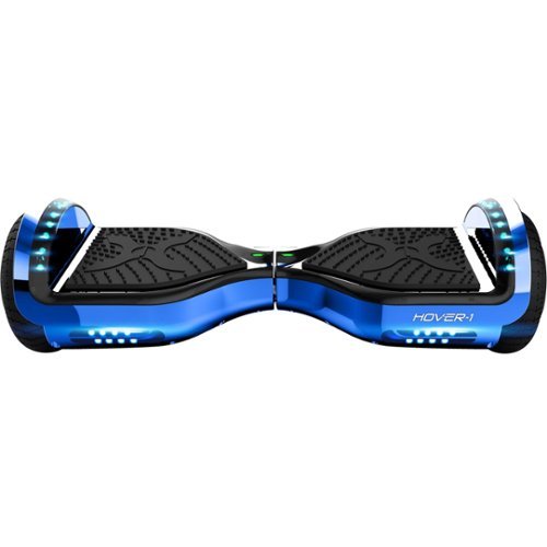 

Hover-1 - Chrome 2.0 Electric Self-Balancing Scooter w/6 mi Max Operating Range & 7 mph Max Speed - Blue