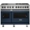Viking - 5-Series Dual Fuel Self-Clean 48"W Sealed Burner Range - Slate Blue-Front_Standard