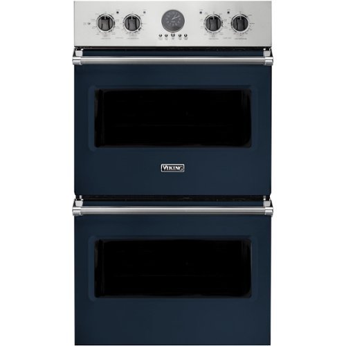 Viking - Professional 5 Series 30" Built-In Double Electric Convection Wall Oven - Slate blue