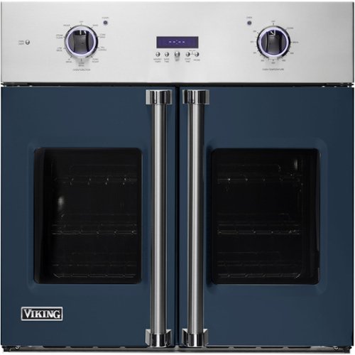 Viking - Professional 7 Series 30" Built-In Single Electric Convection Oven - Slate Blue