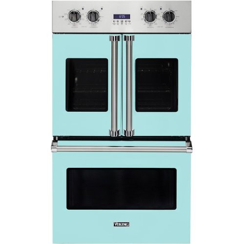Viking - Professional 7 Series 30" Built-In Double Electric Convection Wall Oven - Bywater Blue
