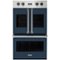 Viking - Professional 7 Series 30" Built-In Double Electric Convection Wall Oven - Blue-Front_Standard