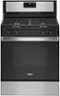 Whirlpool - 5.0 Cu. Ft. Freestanding Gas Range with Self-Cleaning and SpeedHeat Burner - Stainless Steel-Front_Standard