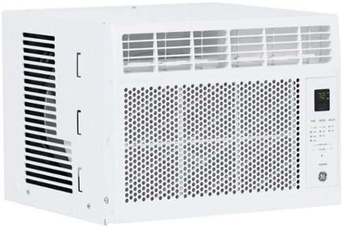 GE - 250 Sq. Ft. 6,000 BTU Window Air Conditioner with Remote - White