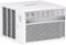GE - 350 Sq. Ft. 8,000 BTU Smart Window Air Conditioner with WiFi and Remote - White-Front_Standard 