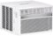 GE - 450 Sq. Ft. 10,000 BTU Smart Window Air Conditioner with WiFi and Remote - White-Front_Standard