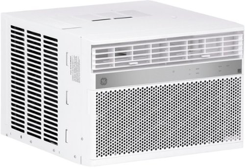 GE - 550 Sq. Ft. 12,000 BTU Smart Window Air Conditioner with WiFi and Remote - White