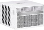 GE - 550 Sq. Ft. 12,000 BTU Smart Window Air Conditioner with WiFi and Remote - White - Front_Standard