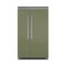 Viking - Professional 5 Series Quiet Cool 29.1 Cu. Ft. Side-by-Side Built-In Refrigerator - Cypress Green-Front_Standard
