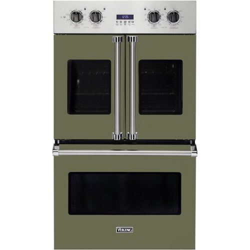 Viking - Professional 7 Series 30" Built-In Double Electric Convection Wall Oven - Cypress Green