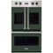 Viking - Professional 7 Series 30" Built-In Double Electric Convection Wall Oven - Blackforest Green-Front_Standard