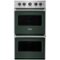 Viking - Professional 5 Series 27" Built-In Double Electric Convection Wall Oven - Blackforest Green-Front_Standard